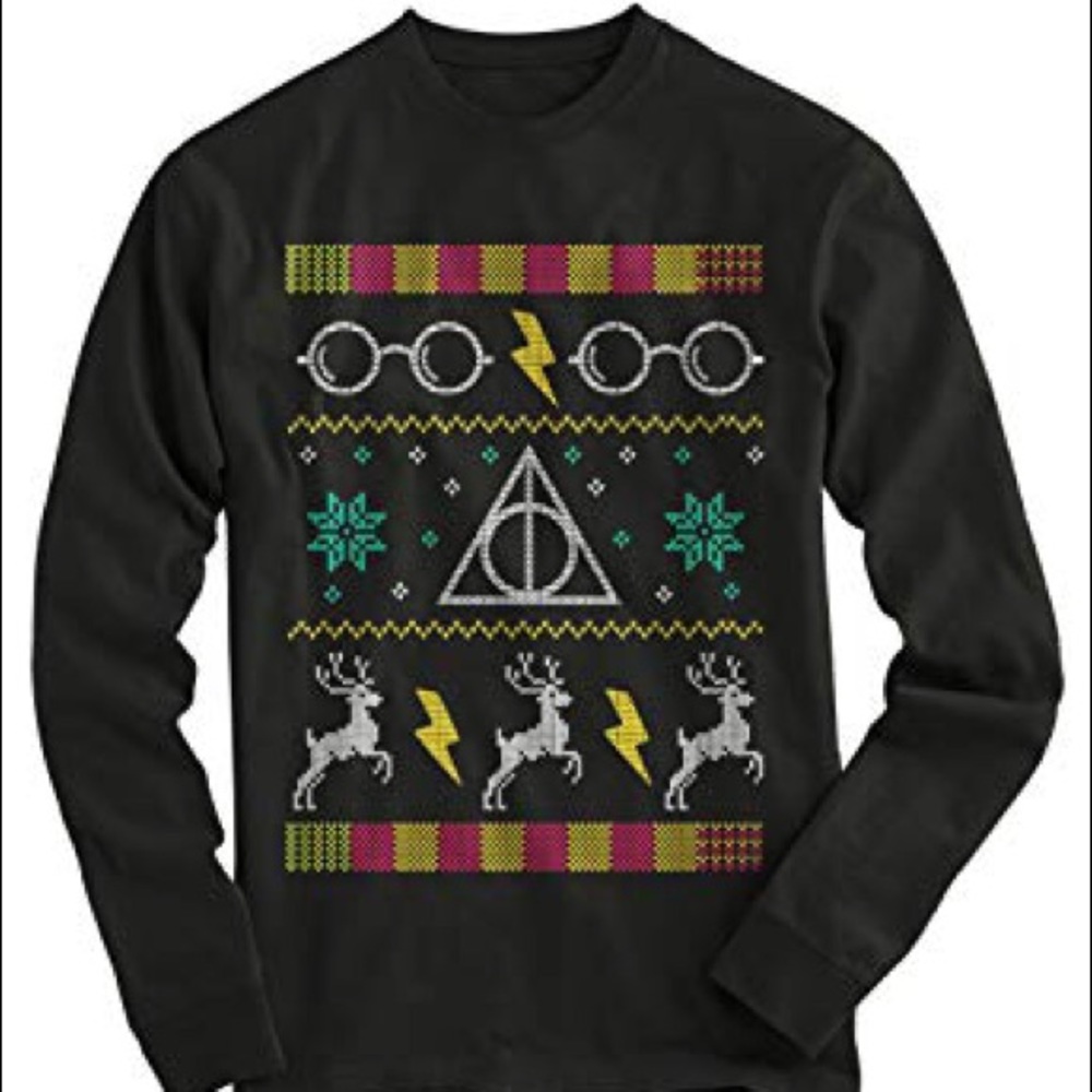 Gnarly Tees Harry Potter Ugly Christmas Sweater